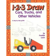(영문도서)1 2 3 Draw Cars: A Step by Step Drawing Guide Paperback, Createspace Independent Pub..., English, 9781724365378