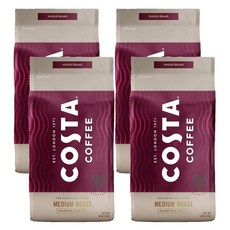 Costa Coffee 코스타 커피 시그니처 블렌드 미디엄 로스트 에스프레소용 홀빈 원두커피 340g, 4개