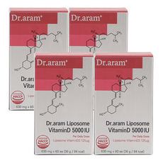 닥터아람 리포좀 비타민D 5000 IU, 60정, 4개