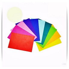 색습자지 색화지 8절 흰색 100매입 포장용 미술 색지 공예 종이 1개입 앤츠런3