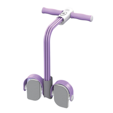 天天GO 計數款腳蹬拉力器 小飛燕拉伸器 多功能拉力器 小腹剋星 收腹美背 健身器材 送紙本說明書, 【紫色】, 1個