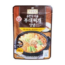 오뚜기 오늘밥상 송탄식 사골 부대찌개 양념 110g 1개, 오뚜기 오늘밥상 송탄식 사골 부대찌개 양념 110g 1