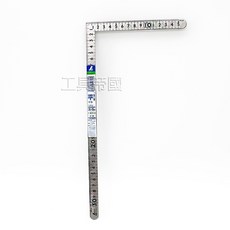 SHINWA 鶴龜 小型曲尺 30*15cm 雙面公分角尺 12325 21232, 1個, 12325(全公分雙面角尺)