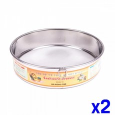 WL 스텐 원형 채망 WL A 대 채반바구니 원채망 x2개, 본상품