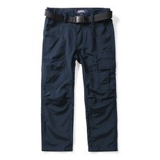 OCHENTA 남성용 및 남아용 풀온 캐주얼 카고 하이킹 팬츠 빠른 건조 야외 캠핑 낚시 리벳 카키 171893