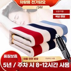 차박 전기장판 2인용 차량용 온열 매트 겨울 캠핑 보온, 24V 고저항 150x50