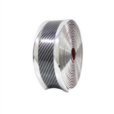 [모터스파이] 차량용 스크레치방지 컬러포인트 카본 몰딩 도어스텝, (포인트타입) 실버70mm