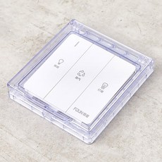콘센트가리개 외부콘센트 충전가리개 자체 접착식 두꺼운 방수 상자 전기 플러그 욕실 벽 스위치 보호 커버 소켓 스플래시 86 타입, 3)A3