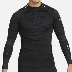 NIKE AS Drill保暖棉質長袖T恤 黑色