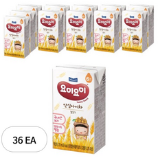 매일유업 요미요미 안심아이차 보리, 125ml, 36개