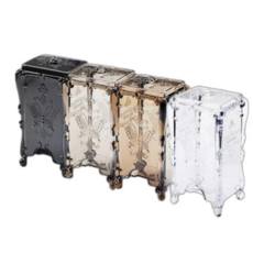 수납함 케이스 정리 예쁜 보관 화장솜 59000EA 1EA, 불랙