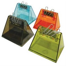 매표 삼각 자석클립핀통