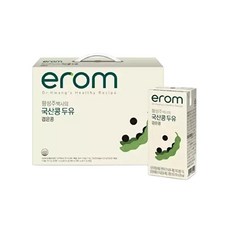 이롬이롬두유 황성주박사의 국산콩두유 검은콩두유 24팩, 190ml, 24개