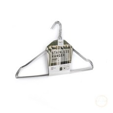 웨일베리 셔츠옷걸이 스텐옷걸이 스텐 세탁소옷걸이 4개입