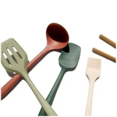 주방용품 가정용 실리콘 부엌도구 실내용 조리도구-5종세트 생활용 고무소재 58985PC 1(PC), 구성품