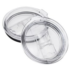 2 조각 교체 텀블러 덮개 음료 머그잔 실러 커버 재사용 가능한 컵 뚜껑, 30oz