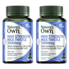 네이쳐스온 하이 스트렝스 밀크시슬 35000mg 캡슐, 2개, 60정