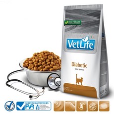 法米納VetLife 貓用血糖管理配方 VC8 2kg 處方貓糧 貓飼料, 1個