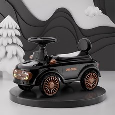 兒童滑行車 寶寶扭扭車 音樂燈, 黑色 音樂燈光, 1個