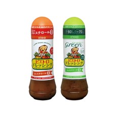 일본 삐에트로 피에트로 대용량 샐러드 드레싱 두가지맛 세트 (그린/일본풍), 2개, 600ml