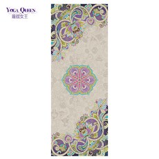 正品高檔瑜伽毯瑜伽布鋪巾瑜伽鋪巾吸汗毯毯巾毛巾瑜伽鋪巾防滑隔臟布, 紫瓊【61x183cm】, 1個