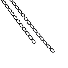 체인스티커 블랙 PVC 데코 체인 디자인 스티커 쏙템, 1개