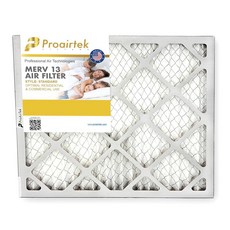 Proairtek AF19S21H1M13SWH 모델 표준 49 x 54.4 x 2.5cm(19 7/8 x 21 1/2 x 1인치) 에어 필터 MERV 13 집에서 상쾌한 공, Proairtek AF19S21H1M13SWH 모델 표