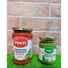 PONTI 熱那亞風味青醬 135g / 巴西里番茄紅醬 280g 義大利麵調味醬, 1個