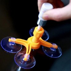 자동차 앞 유리 금 수리 차 돌빵 파손 용접 복원 본드, 자동차유리복원제(기본구성), 1개