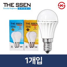 더쎈 LED 미니크립톤 전구 3W E14, 전구색, 1개