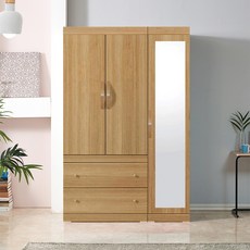 해해동동 라라1200거울옷장세트(2서랍옷장+거울반장) (88), 아카시아