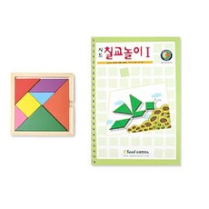 가베가족 칼라칠교퍼즐 칠교놀이 1단계, 단일, 1세트