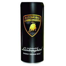 藍寶堅尼 Lamborghini 認明最新版｛Lamborghini X YELLOW BULL｝能量風味飲 330ml, 1個, (箱購)*12入