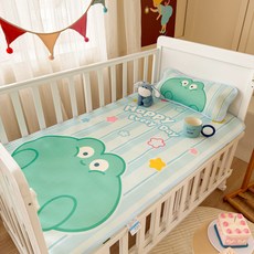 A類母嬰級嬰童冰藤軟席幼兒園嬰兒牀專用冰絲席兒童涼蓆乳膠席, 1個, 巴波安安