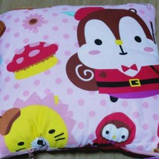 可愛胖媽 台灣製 正版史努比靠墊抱枕涼被三合一 (多功能 居家生活), 粉色