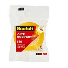 3M 스카치 다용도 테이프 리필 12mmX20m, 2개
