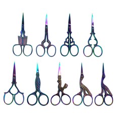 엔틱가위 다용도 빈티지 퀄트 자수 공예 낚시 쪽 가위, 엔틱가위 레인버드4, 1개