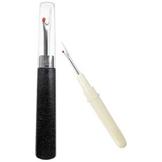 휴대용 솔기 제거기 자수 제거 도구 플라스틱 손잡이 의류 자르기용, 1개, 기본