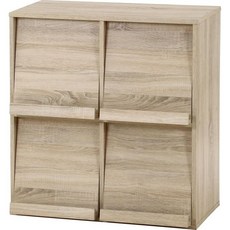 거실 디스플레이 랙(네 개의 사각형), brown (oak)