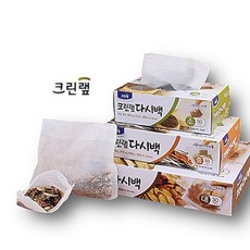 아베도른 국내산 크린랲 멀티백 다시백 육수 다시 망 티백 주머니 팩 공티백 3사이즈 소 국물팩 다시팩 국물우리기 차거름망 국물백 멸치백 다시망 육수우리기, 30개입, 1개