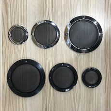 스피커 그릴 커버 2인치/3인치/4인치 철망 매쉬 오디오 자작 DIY 덥개 프레임, 3인치, 블랙