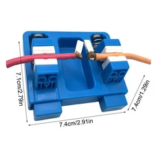 조정 가능한 용접 와이어 고정 장치 테이블 클램프 내열성 납땜 스탠드 MIG TIG 용 홀더, 01 Blue