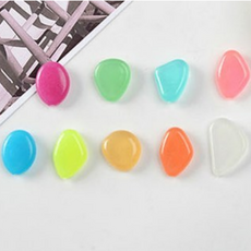 희미몰 조경네온스톤 어항꾸미기 야광자갈 인조자갈 어항돌 실내인테리어 인공 100개혼합지급, 1개