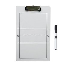 배구 코칭 보드 전술 보드 스포츠 액세서리 전략 전술 클립보드, PVC, 1개