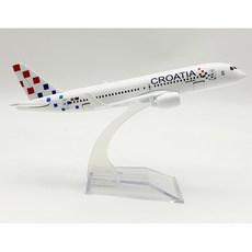 1:400 세계 모형비행기 항공기 에어버스 A380 A320 A350 외 16cm, 16_220_크로아티아항공, 1개