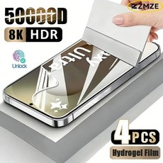 갤럭시 S26 S25 S24 S23 S22 S21 S20 울트라 플러스용 하이드로겔 필름 4개 FE HD 스크린 보호필름