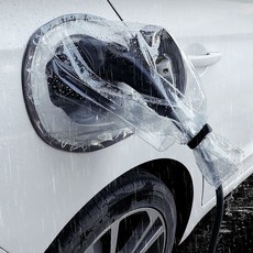 물박이 감전예방 방습 마그넷 막 전보급 플러그 차전기 84995PC 1(pc), 원형커버 블랙