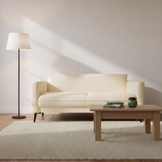 Precious Evyday쇼파 3인용소파 2인용 소파+ 뒷 베개*2 + 작은 옆베개*2, 크림화이트