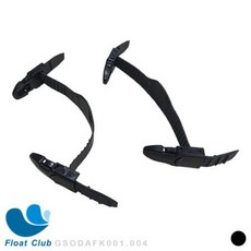 浮兒樂 開口式蛙鞋後帶 快卸扣橡膠蛙帶 一對, 後帶*2條(含快卸扣)單一尺寸使用