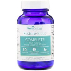 Nutricology High Potency 500億CFUs廣譜益生菌延釋素食膠囊, 60顆, 1罐